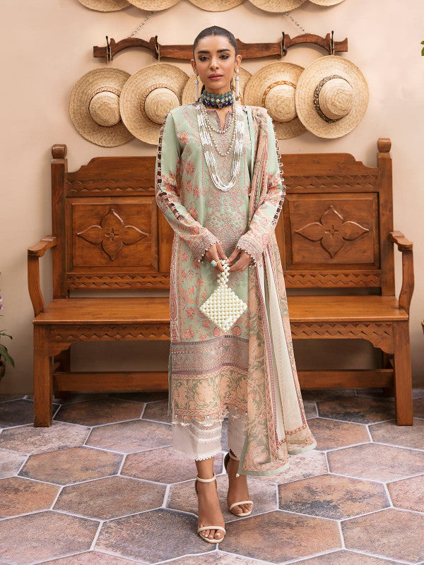 Gulaal Embroidered Lawn Unstitched 3 Piece Suit - 05 Gulaal Embroidered Lawn Unstitched 3 Piece Suit - 05