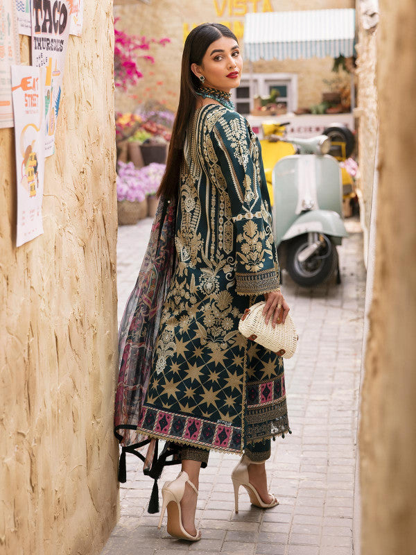 Gulaal Embroidered Lawn Unstitched 3 Piece Suit - 06 Gulaal Embroidered Lawn Unstitched 3 Piece Suit - 06