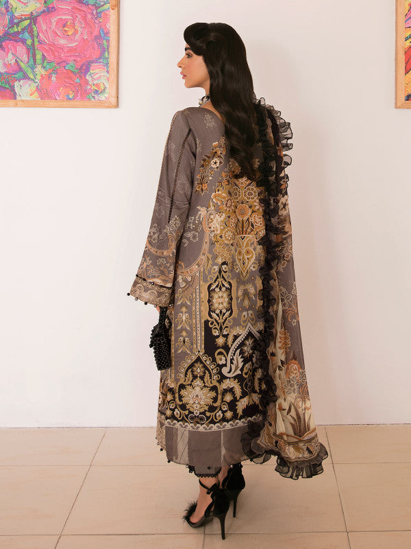 Gulaal Embroidered Lawn Unstitched 3 Piece Suit - 07 Gulaal Embroidered Lawn Unstitched 3 Piece Suit - 07