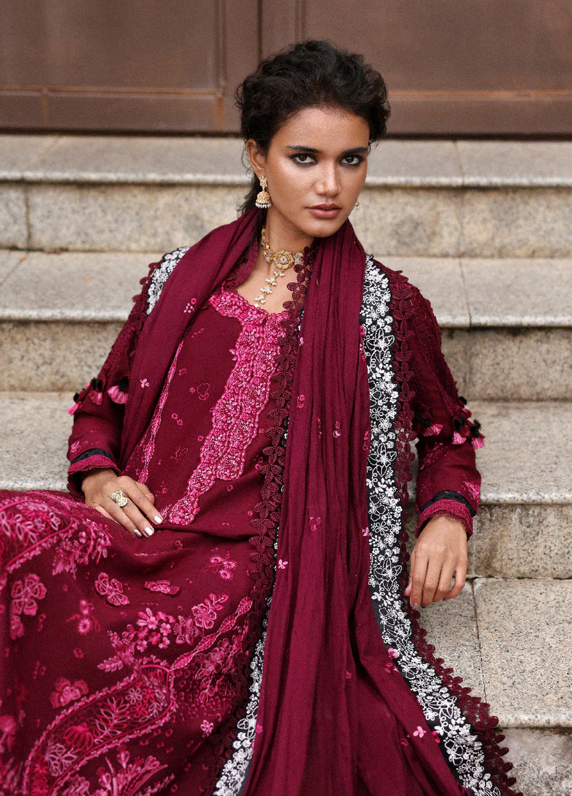 Lilas By Republic Womenswear Luxury Embroidered Lawn 3 Piece Unstitched Suit RW26LSL D-1A AZARI Lilas By Republic Womenswear Luxury Embroidered Lawn 3 Piece Unstitched Suit RW26LSL D-1A AZARI