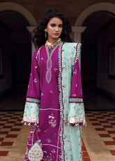 Lilas By Republic Womenswear Luxury Embroidered Lawn 3 Piece Unstitched Suit RW26LSL D-3A KAIA