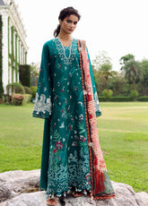 Lilas By Republic Womenswear Luxury Embroidered Lawn 3 Piece Unstitched Suit RW26LSL D-4A ZIVA