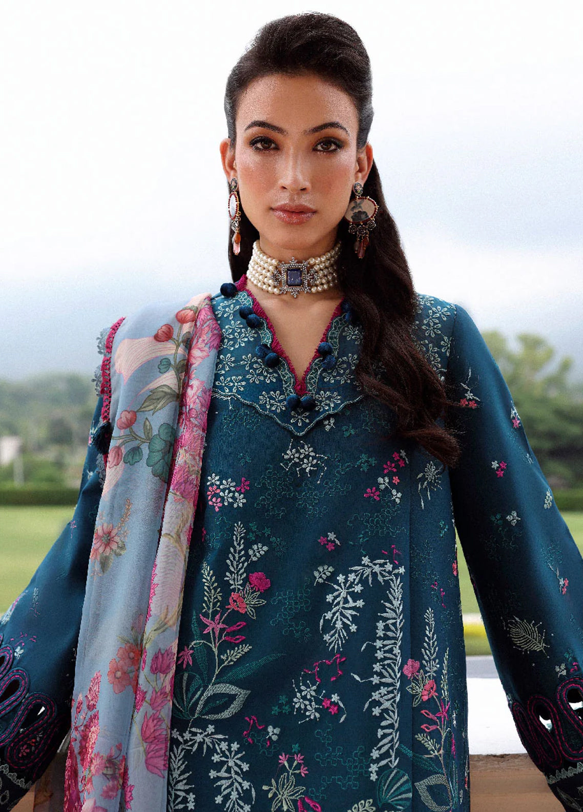 Lilas By Republic Womenswear Luxury Embroidered Lawn 3 Piece Unstitched Suit RW26LSL D-5A LIORE Lilas By Republic Womenswear Luxury Embroidered Lawn 3 Piece Unstitched Suit RW26LSL D-5A LIORE