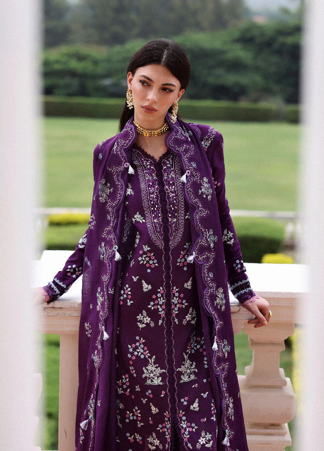 Lilas By Republic Womenswear Luxury Embroidered Lawn 3 Piece Unstitched Suit RW26LSL D-6A OLYRA Lilas By Republic Womenswear Luxury Embroidered Lawn 3 Piece Unstitched Suit RW26LSL D-6A OLYRA