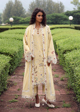 Lilas By Republic Womenswear Luxury Embroidered Lawn 3 Piece Unstitched Suit RW26LSL D-8B ELARIS