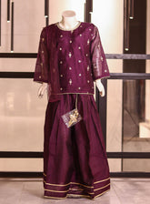 Little Berries Embroidered Mesori Suits Stitched 2 Piece - LB25G LB026