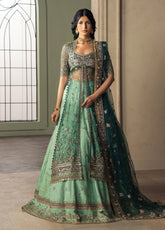 Luminara By Ayzel Formals Embroidered Organza 3 Piece Unstitched Suit AZL26LWF D-AYZ-172 KOEL