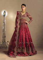 Luminara By Ayzel Formals Embroidered Organza 3 Piece Unstitched Suit AZL26LWF D-AYZ-173 THEAN