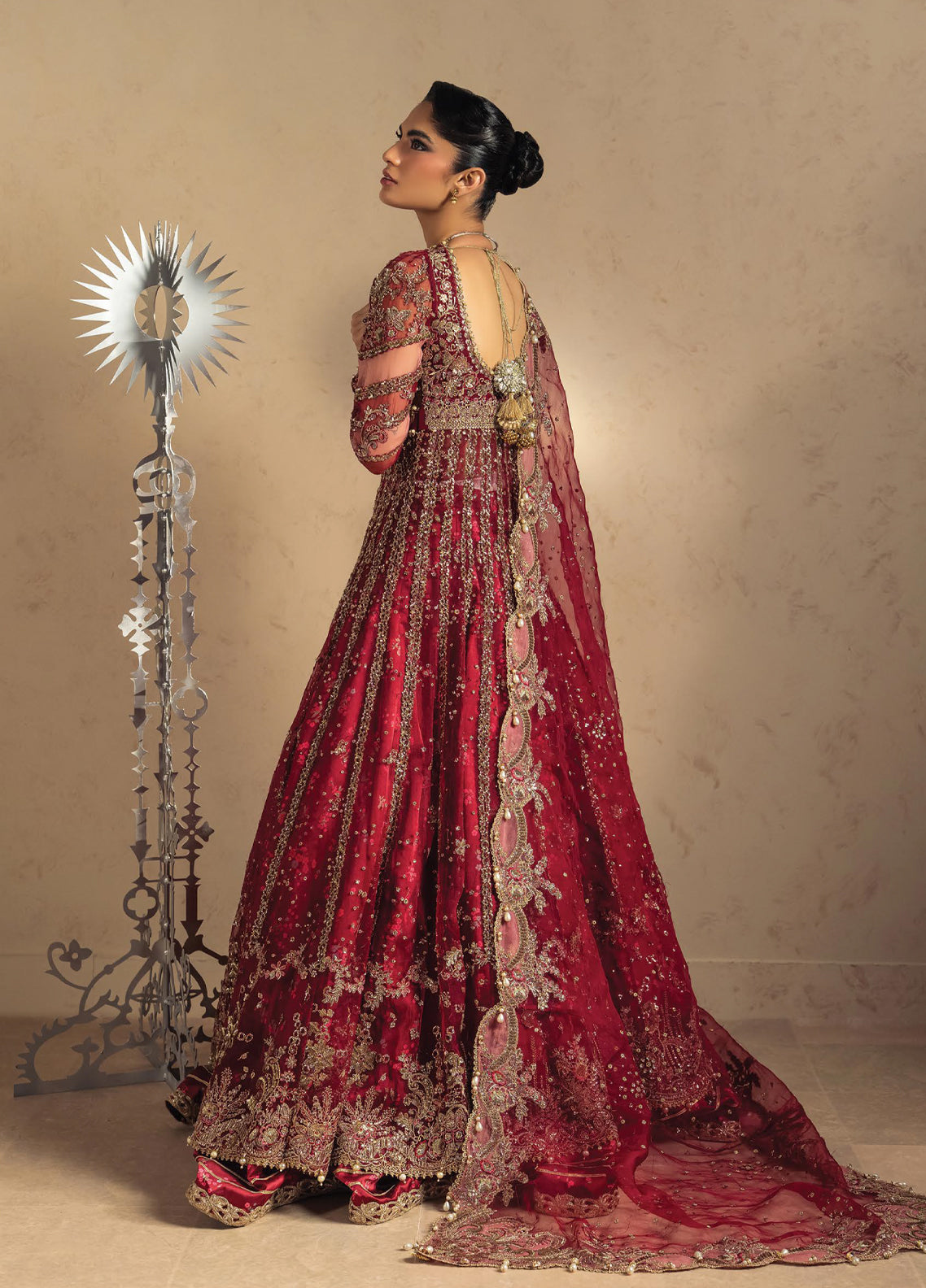 Luminara By Ayzel Formals Embroidered Organza 3 Piece Unstitched Suit AZL26LWF D-AYZ-173 THEAN Luminara By Ayzel Formals Embroidered Organza 3 Piece Unstitched Suit AZL26LWF D-AYZ-173 THEAN