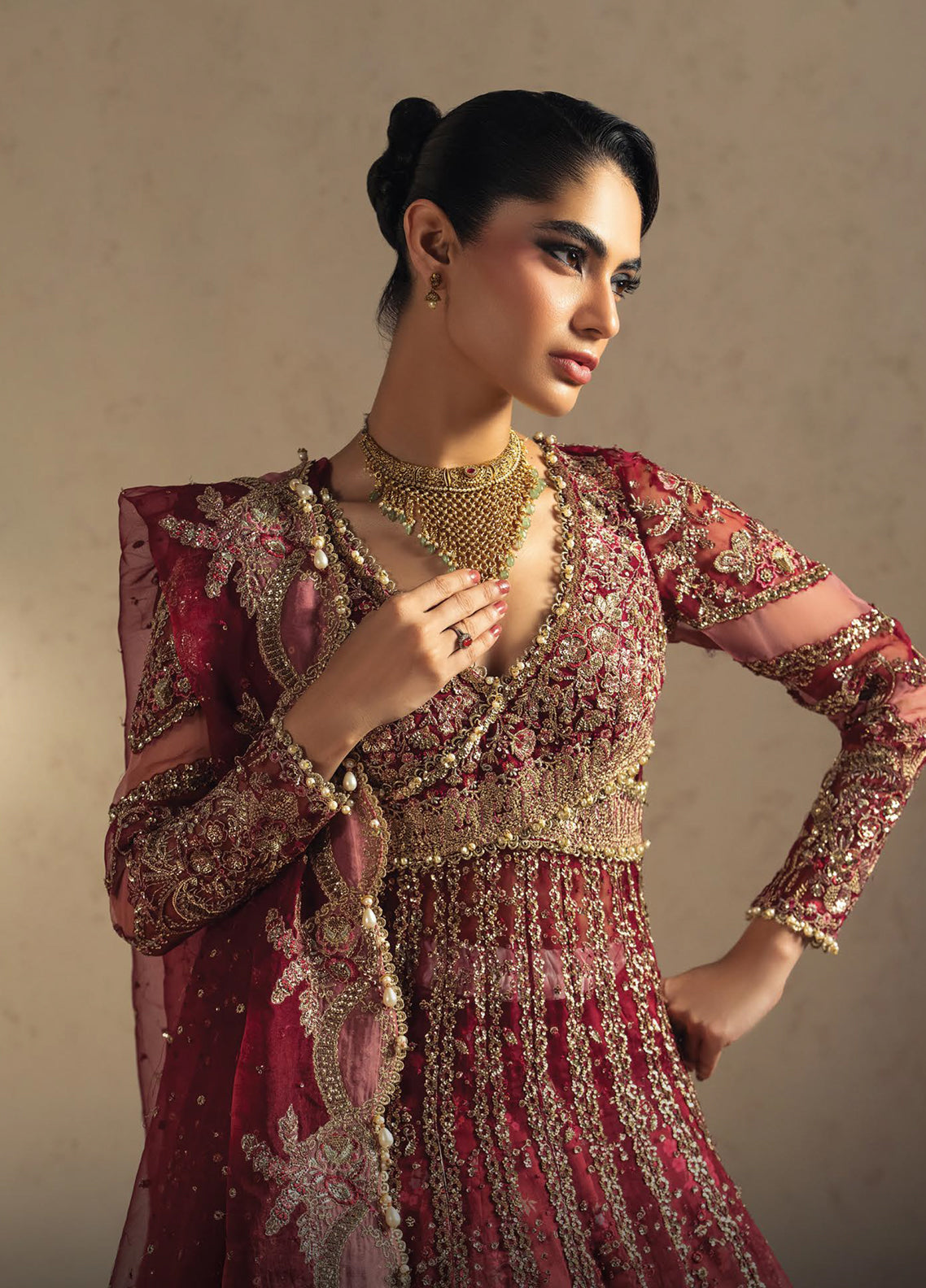 Luminara By Ayzel Formals Embroidered Organza 3 Piece Unstitched Suit AZL26LWF D-AYZ-173 THEAN Luminara By Ayzel Formals Embroidered Organza 3 Piece Unstitched Suit AZL26LWF D-AYZ-173 THEAN