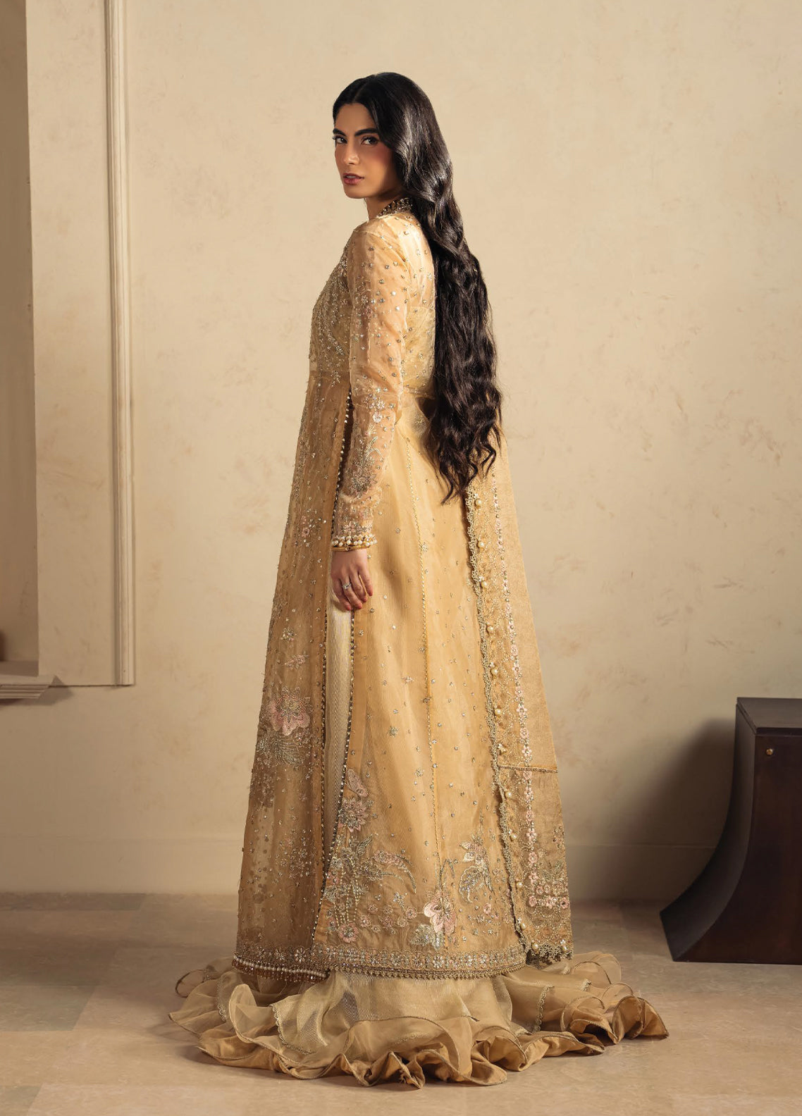 Luminara By Ayzel Formals Embroidered Organza 3 Piece Unstitched Suit AZL26LWF D-AYZ-174 AMANEL Luminara By Ayzel Formals Embroidered Organza 3 Piece Unstitched Suit AZL26LWF D-AYZ-174 AMANEL