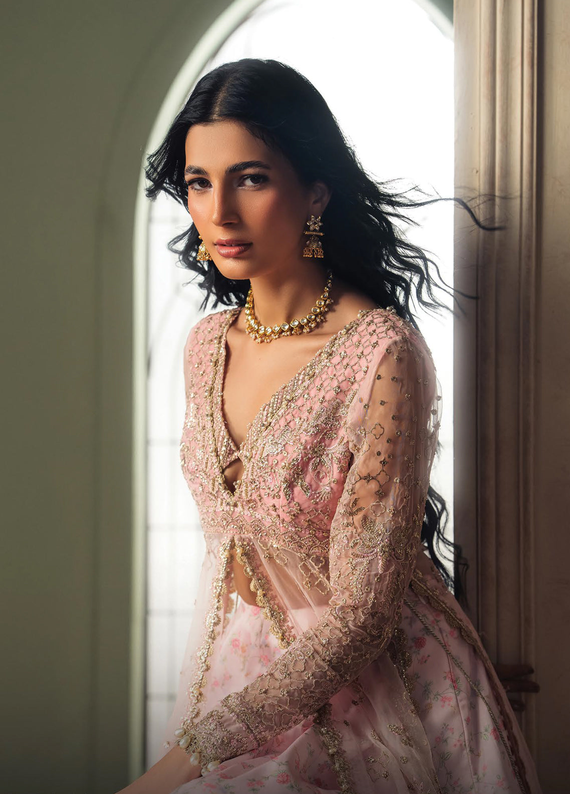 Luminara By Ayzel Formals Embroidered Organza 3 Piece Unstitched Suit AZL26LWF D-AYZ-175 RHEALM Luminara By Ayzel Formals Embroidered Organza 3 Piece Unstitched Suit AZL26LWF D-AYZ-175 RHEALM