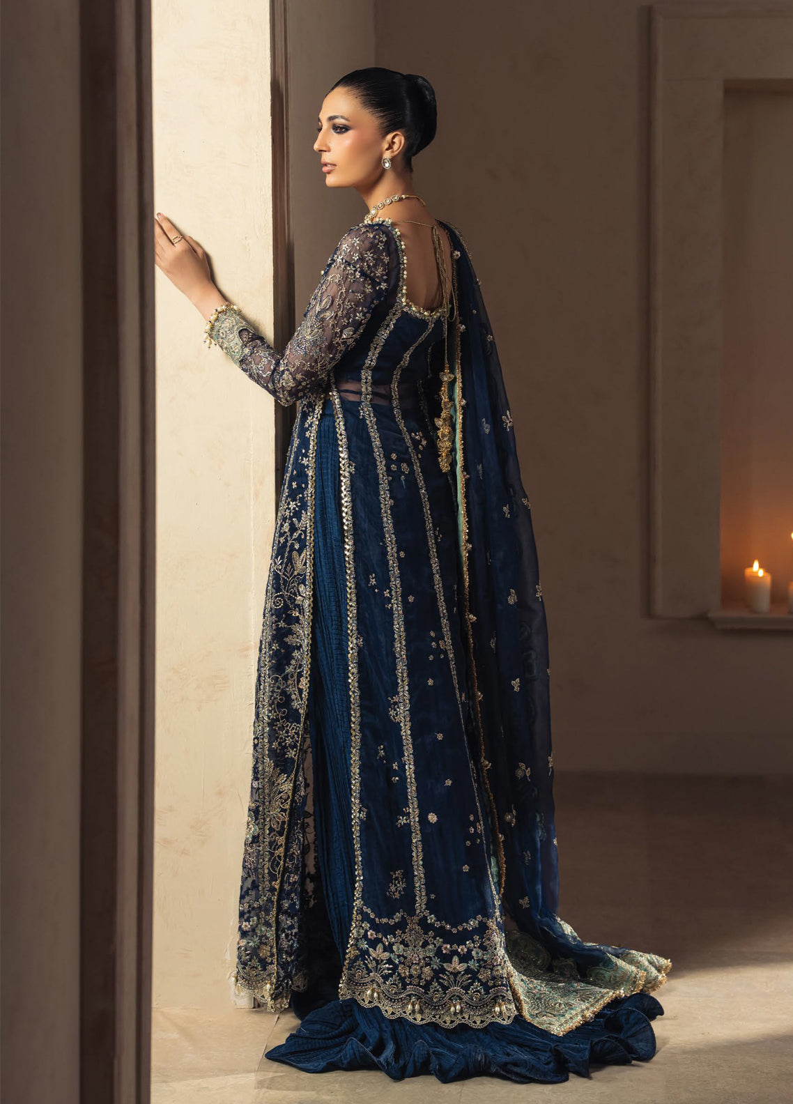 Luminara By Ayzel Formals Embroidered Organza 3 Piece Unstitched Suit AZL26LWF D-AYZ-177 AIRAS Luminara By Ayzel Formals Embroidered Organza 3 Piece Unstitched Suit AZL26LWF D-AYZ-177 AIRAS