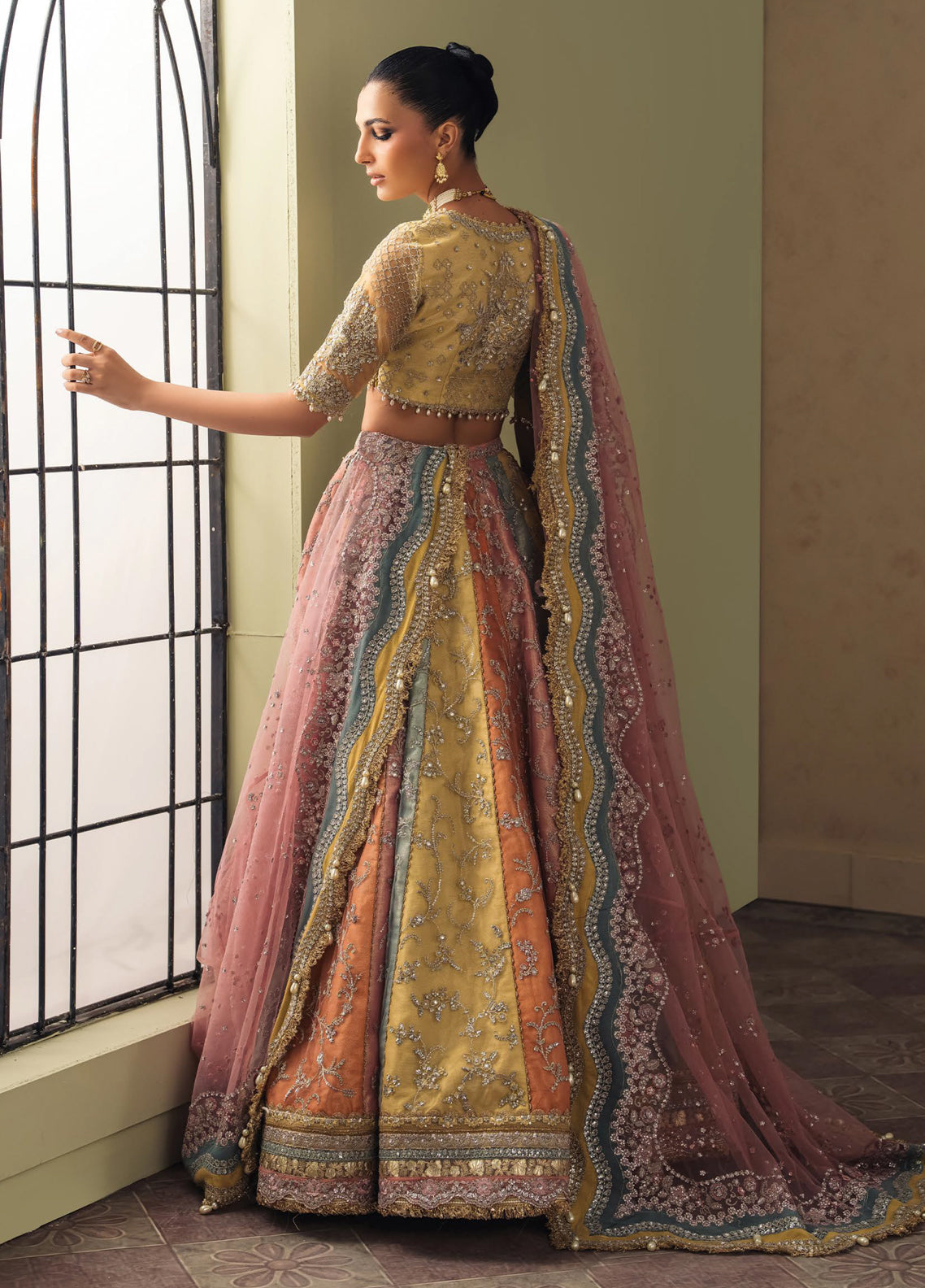 Luminara By Ayzel Formals Embroidered Organza 3 Piece Unstitched Suit AZL26LWF D-AYZ-178 MEIRAL Luminara By Ayzel Formals Embroidered Organza 3 Piece Unstitched Suit AZL26LWF D-AYZ-178 MEIRAL