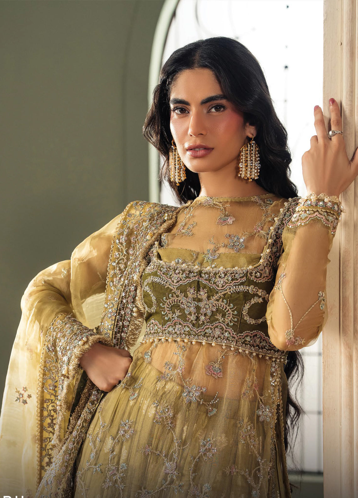 Luminara By Ayzel Formals Embroidered Organza 3 Piece Unstitched Suit AZL26LWF D-AYZ-179 IRIL Luminara By Ayzel Formals Embroidered Organza 3 Piece Unstitched Suit AZL26LWF D-AYZ-179 IRIL