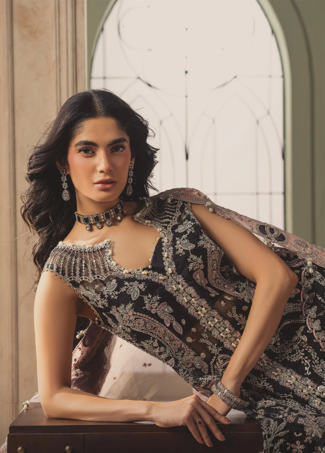 Luminara By Ayzel Formals Embroidered Organza 3 Piece Unstitched Suit AZL26LWF D-AYZ-180 ALAYA Luminara By Ayzel Formals Embroidered Organza 3 Piece Unstitched Suit AZL26LWF D-AYZ-180 ALAYA