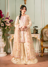 Luxe By Qalamkar Embroidered Silk 3 Piece Unstitched Suit QLM26QLS D-QSL-03 SOLENE
