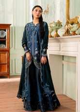 Luxe By Qalamkar Embroidered Silk 3 Piece Unstitched Suit QLM26QLS D-QSL-06 NERINA