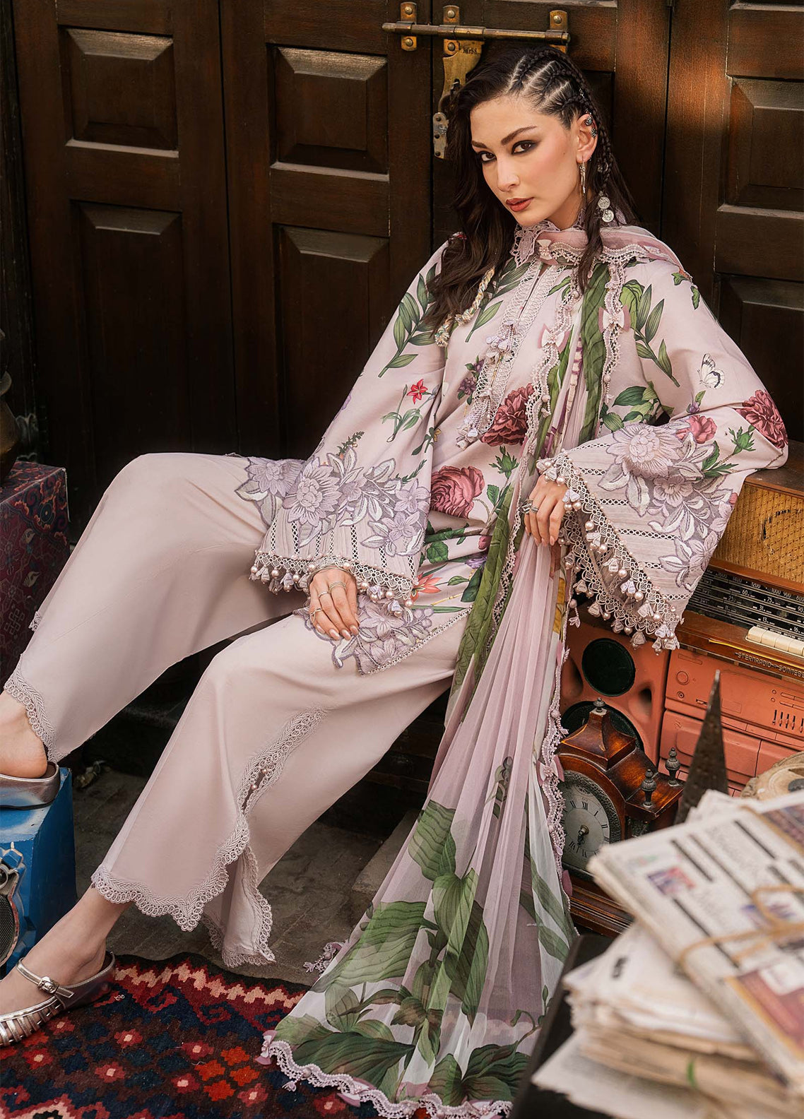 M.Prints Sounds By Maria B Embroidered Cambric 3 Piece Unstitched Suit MB26MPS D-MPT-3109-A M.Prints Sounds By Maria B Embroidered Cambric 3 Piece Unstitched Suit MB26MPS D-MPT-3109-A