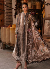 M.Prints Sounds By Maria B Embroidered Linen 3 Piece Unstitched Suit MB26MPS D-MPT-3105-B
