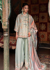 M.Prints Sounds By Maria B Embroidered Linen 3 Piece Unstitched Suit MB26MPS D-MPT-3108-B