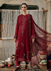 M.Prints Sounds By Maria B Embroidered Linen 3 Piece Unstitched Suit MB26MPS D-MPT-3110-A