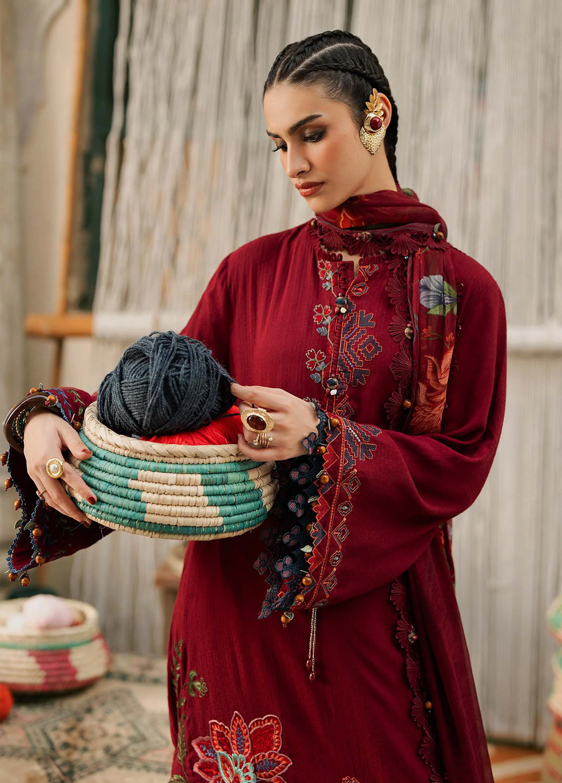 M.Prints Sounds By Maria B Embroidered Linen 3 Piece Unstitched Suit MB26MPS D-MPT-3110-A M.Prints Sounds By Maria B Embroidered Linen 3 Piece Unstitched Suit MB26MPS D-MPT-3110-A