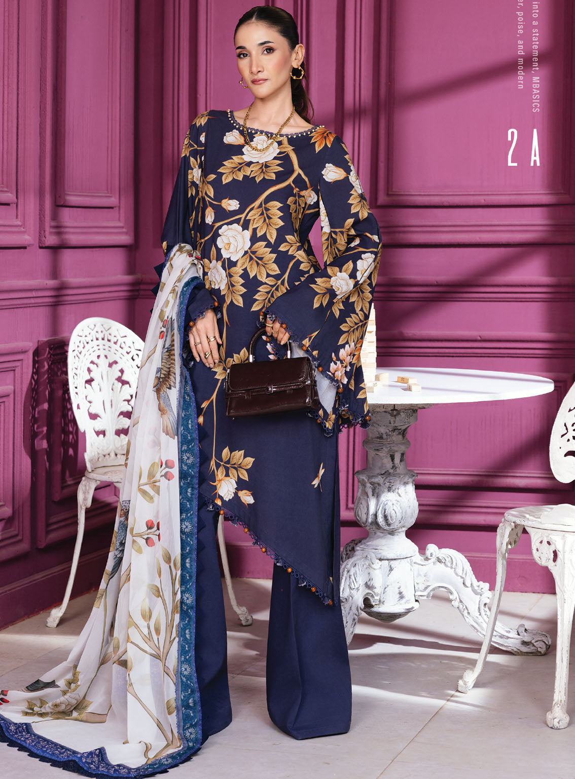 M Basic By Maria B Printed Linen Suits Unstitched 3 Piece - MB25WU MB-CUS25-1102A M Basic By Maria B Printed Linen Suits Unstitched 3 Piece - MB25WU MB-CUS25-1102A