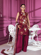 M Basic By Maria B Printed Linen Suits Unstitched 3 Piece - MB25WU MB-CUS25-1102B