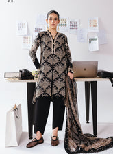 M Basic By Maria B Printed Linen Suits Unstitched 3 Piece - MB25WU MB-CUS25-1108A