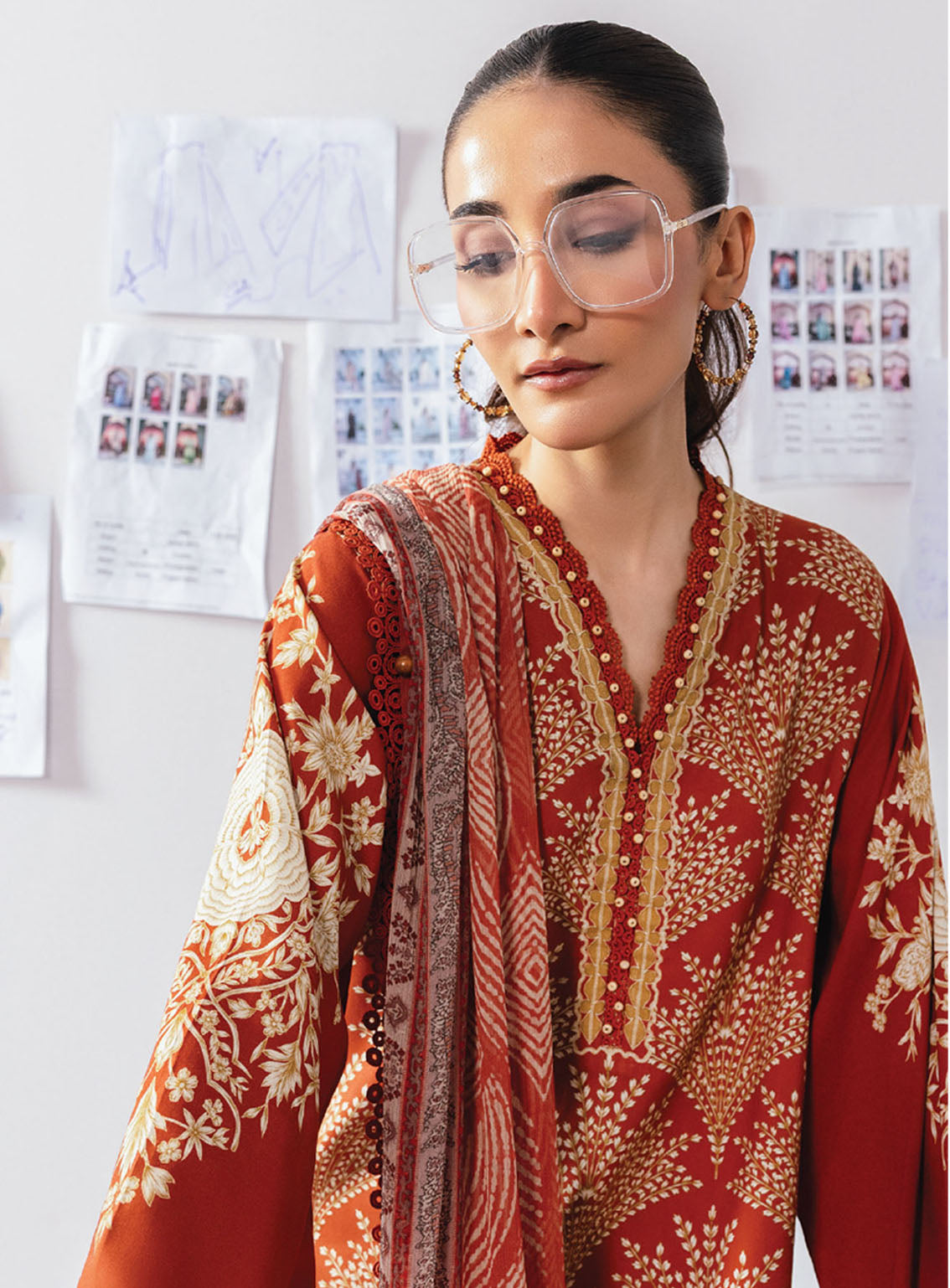 M Basic By Maria B Printed Linen Suits Unstitched 3 Piece - MB25WU MB-CUS25-1108B M Basic By Maria B Printed Linen Suits Unstitched 3 Piece - MB25WU MB-CUS25-1108B