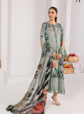 M Basic By Maria B Printed Linen Suits Unstitched 3 Piece - MB25WU MB-CUS25-1109A