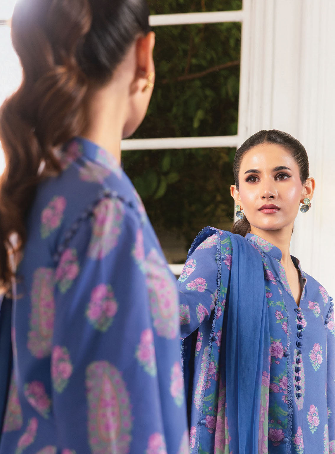 M Basic By Maria B Printed Linen Suits Unstitched 3 Piece - MB25WU MB-CUS25-1110B M Basic By Maria B Printed Linen Suits Unstitched 3 Piece - MB25WU MB-CUS25-1110B