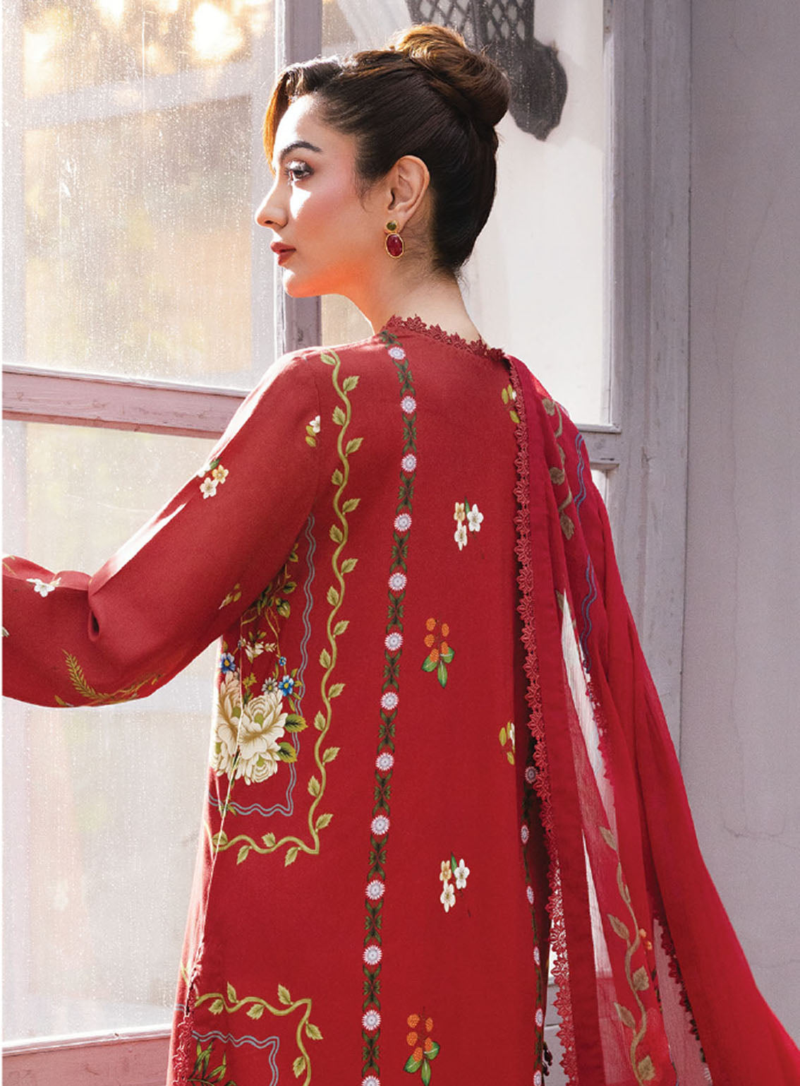 M Basic By Maria B Printed Marina Twill Suits Unstitched 3 Piece - MB25WU MB-CUS25-1105A M Basic By Maria B Printed Marina Twill Suits Unstitched 3 Piece - MB25WU MB-CUS25-1105A