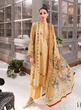 M Basic By Maria B Printed Marina Twill Suits Unstitched 3 Piece - MB25WU MB-CUS25-1105B