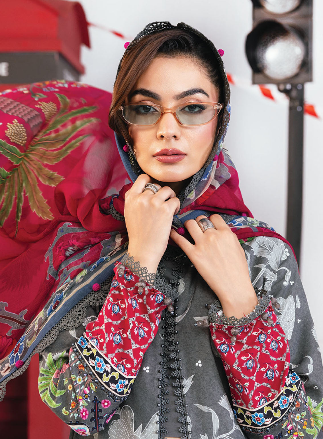 M Basic By Maria B Printed Marina Twill Suits Unstitched 3 Piece - MB25WU MB-CUS25-1106A M Basic By Maria B Printed Marina Twill Suits Unstitched 3 Piece - MB25WU MB-CUS25-1106A