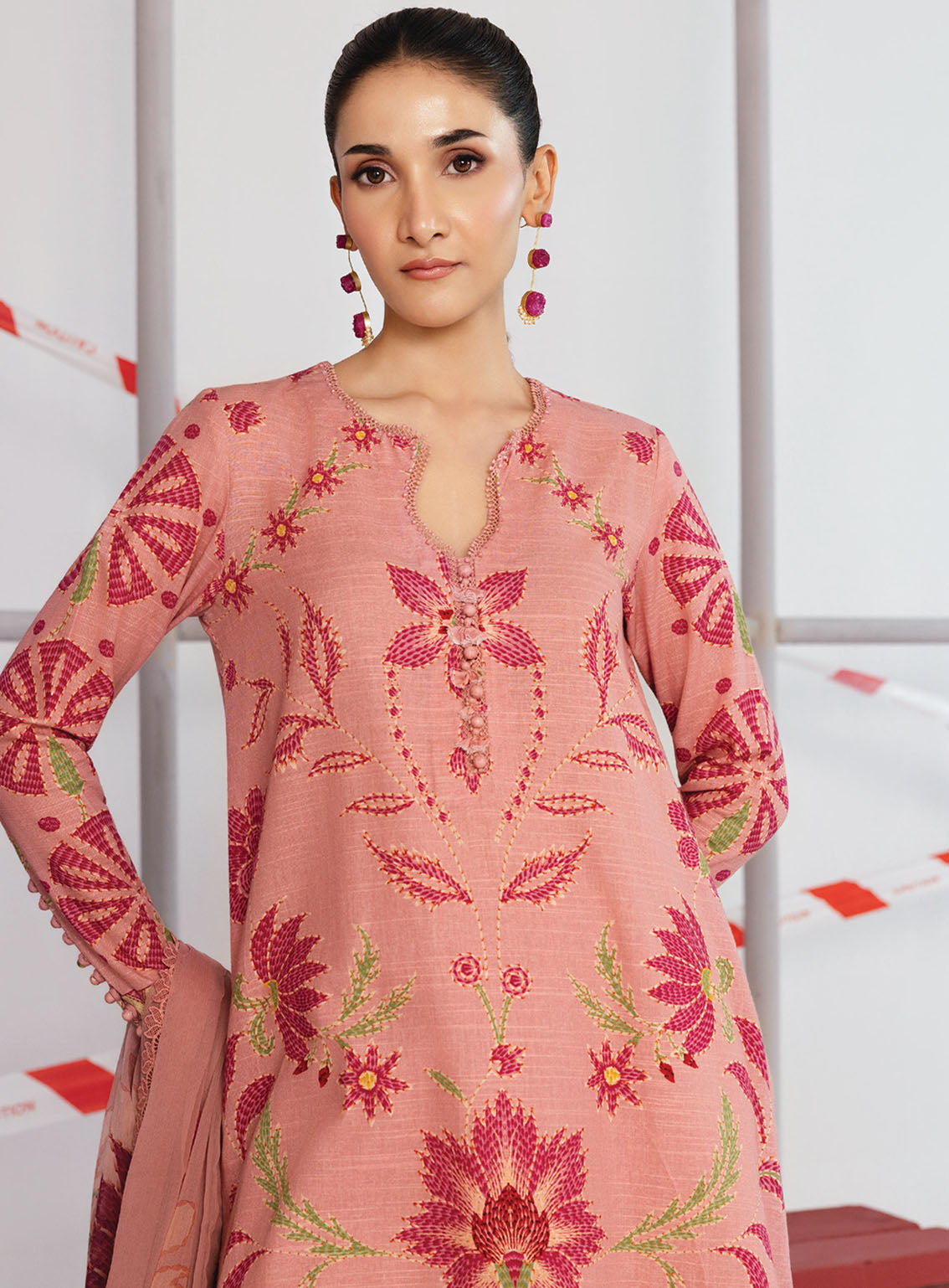 M Basic By Maria B Printed Slub Khaddar Suits Unstitched 3 Piece - MB25WU MB-CUS25-1104A M Basic By Maria B Printed Slub Khaddar Suits Unstitched 3 Piece - MB25WU MB-CUS25-1104A