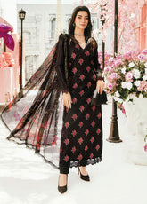 M Prints by Maria B Embroidered Lawn Suits Unstitched 3 Piece - MB25MP MPT-2601B