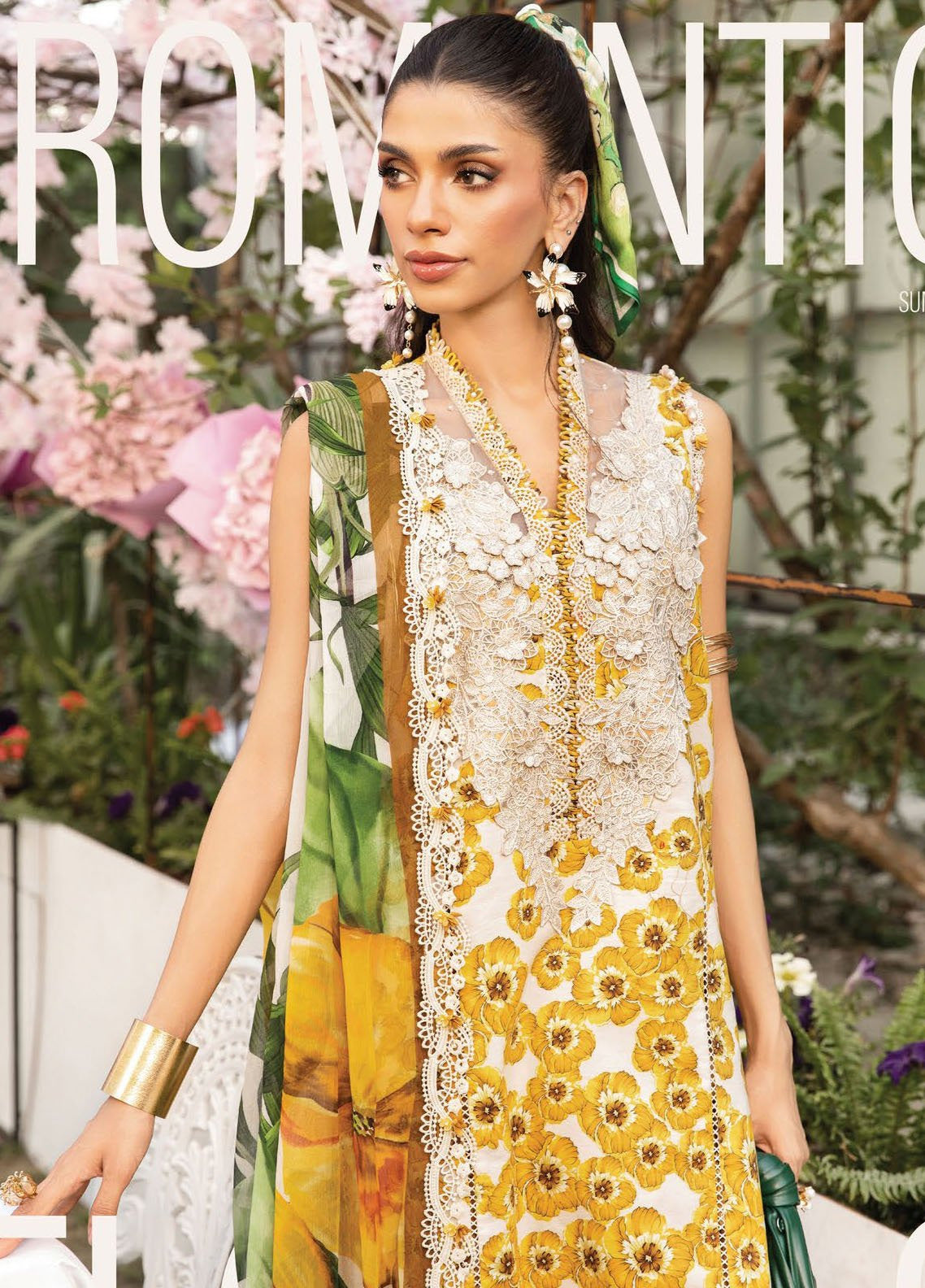 M Prints by Maria B Embroidered Lawn Suits Unstitched 3 Piece - MB25MP MPT-2606A M Prints by Maria B Embroidered Lawn Suits Unstitched 3 Piece - MB25MP MPT-2606A