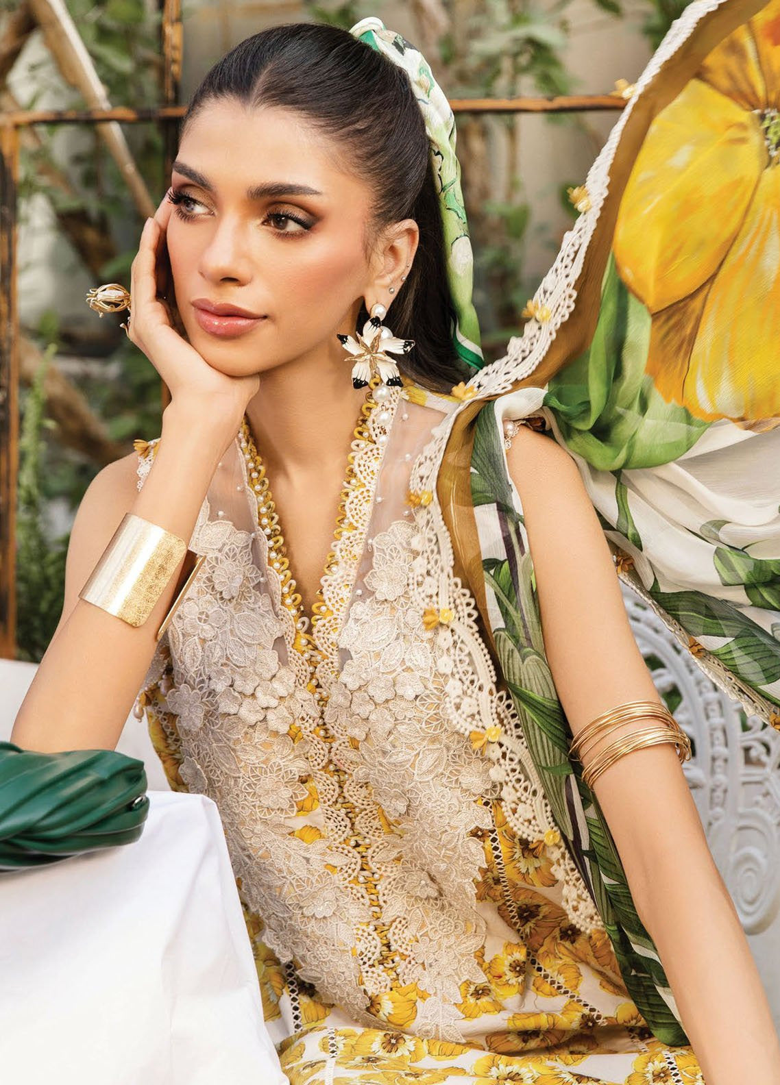 M Prints by Maria B Embroidered Lawn Suits Unstitched 3 Piece - MB25MP MPT-2606A M Prints by Maria B Embroidered Lawn Suits Unstitched 3 Piece - MB25MP MPT-2606A