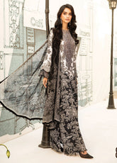 M Prints by Maria B Embroidered Lawn Suits Unstitched 3 Piece - MB25MP MPT-2608B