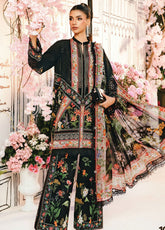M Prints by Maria B Embroidered Lawn Suits Unstitched 3 Piece - MB25MP MPT-2610B