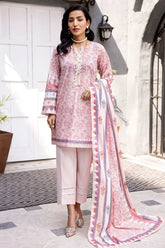 D#3727 Motifz Rang Digital Printed Lawn Collection 523