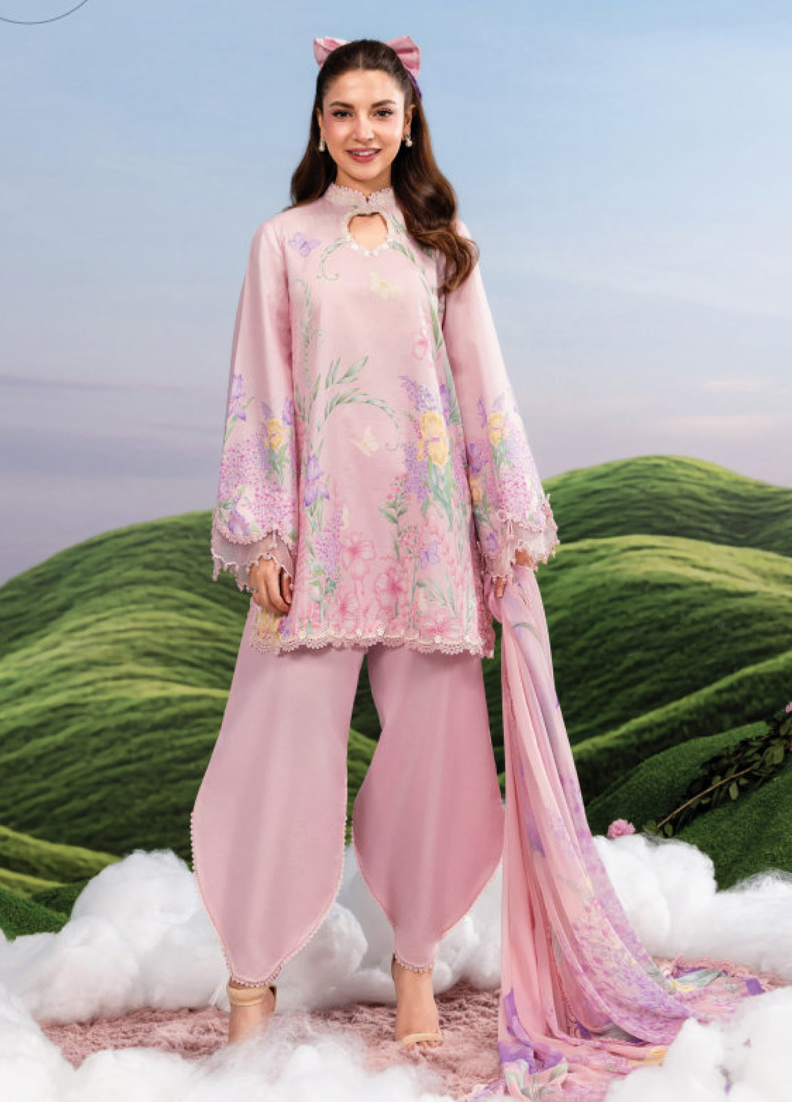 M Basic Spring Summer By Maria B Embroidered Lawn 3 Piece Unstitched Suit MB26MBSSV2 D-10B M Basic Spring Summer By Maria B Embroidered Lawn 3 Piece Unstitched Suit MB26MBSSV2 D-10B