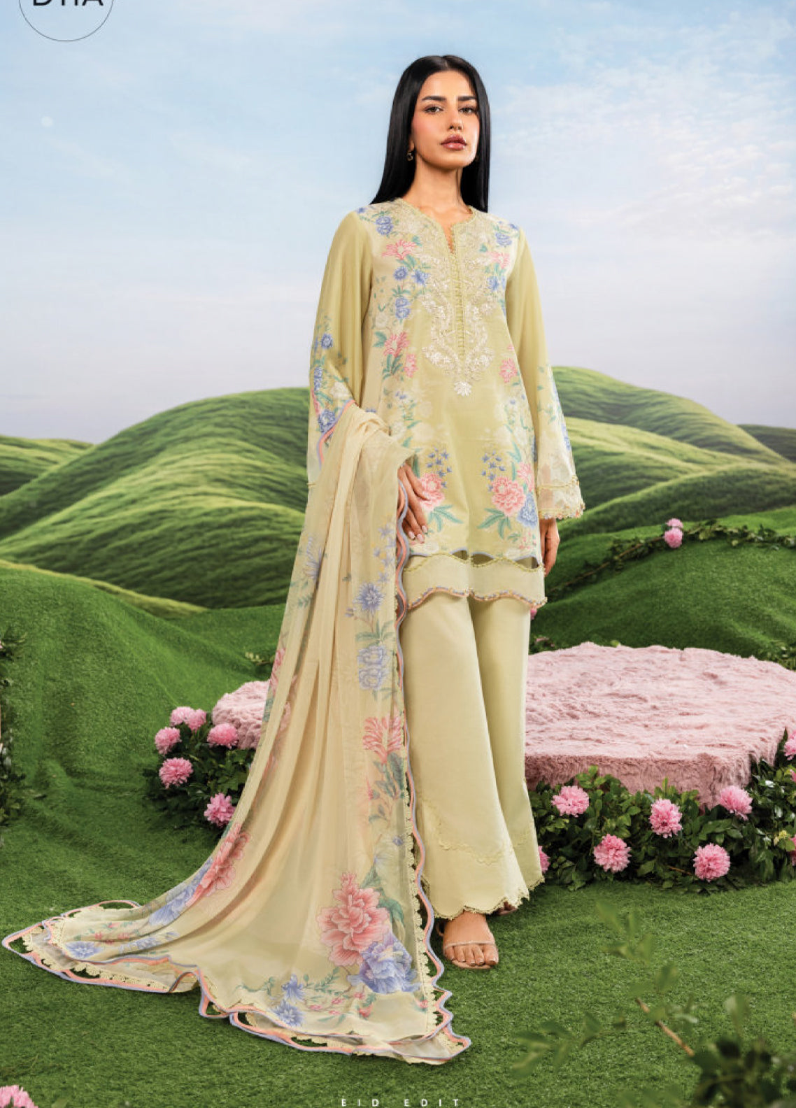 M Basic Spring Summer By Maria B Embroidered Lawn 3 Piece Unstitched Suit MB26MBSSV2 D-11A M Basic Spring Summer By Maria B Embroidered Lawn 3 Piece Unstitched Suit MB26MBSSV2 D-11A