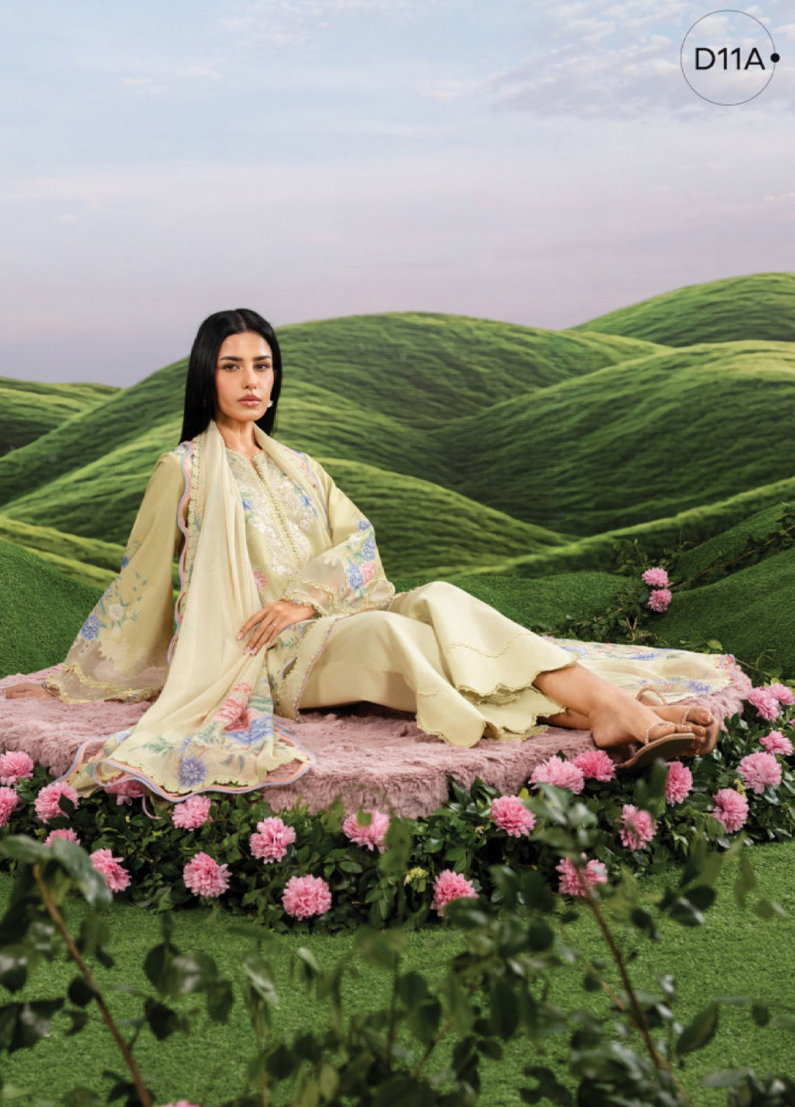 M Basic Spring Summer By Maria B Embroidered Lawn 3 Piece Unstitched Suit MB26MBSSV2 D-11A M Basic Spring Summer By Maria B Embroidered Lawn 3 Piece Unstitched Suit MB26MBSSV2 D-11A