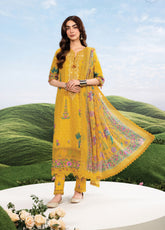 M Basic Spring Summer By Maria B Embroidered Lawn 3 Piece Unstitched Suit MB26MBSSV2 D-3A