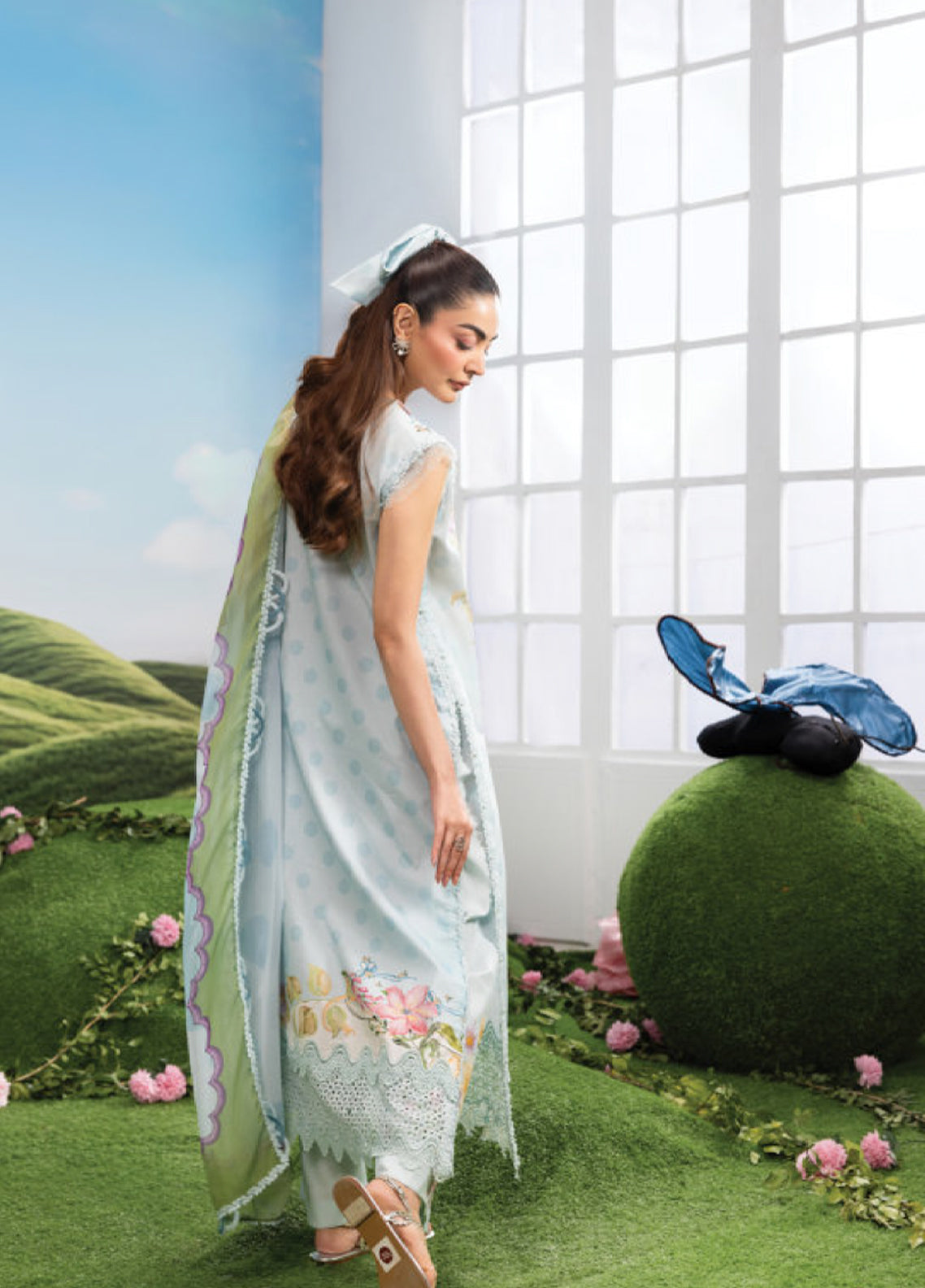 M Basic Spring Summer By Maria B Embroidered Lawn 3 Piece Unstitched Suit MB26MBSSV2 D-5A M Basic Spring Summer By Maria B Embroidered Lawn 3 Piece Unstitched Suit MB26MBSSV2 D-5A