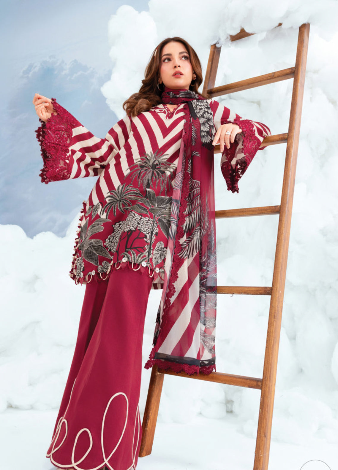 M Basic Spring Summer By Maria B Embroidered Lawn 3 Piece Unstitched Suit MB26MBSSV2 D-8B M Basic Spring Summer By Maria B Embroidered Lawn 3 Piece Unstitched Suit MB26MBSSV2 D-8B
