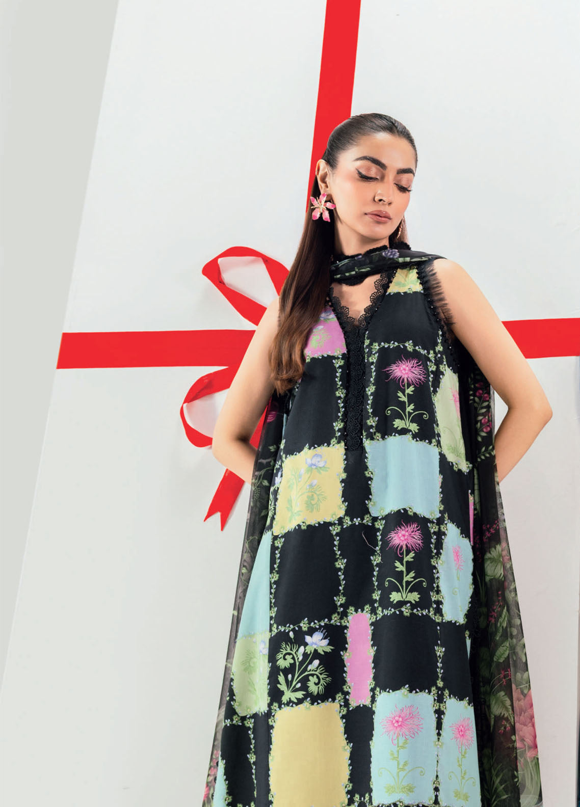 M Basic Spring Summer By Maria B Embroidered Lawn 3 Piece Unstitched Suit MB26MBSS D-10B M Basic Spring Summer By Maria B Embroidered Lawn 3 Piece Unstitched Suit MB26MBSS D-10B